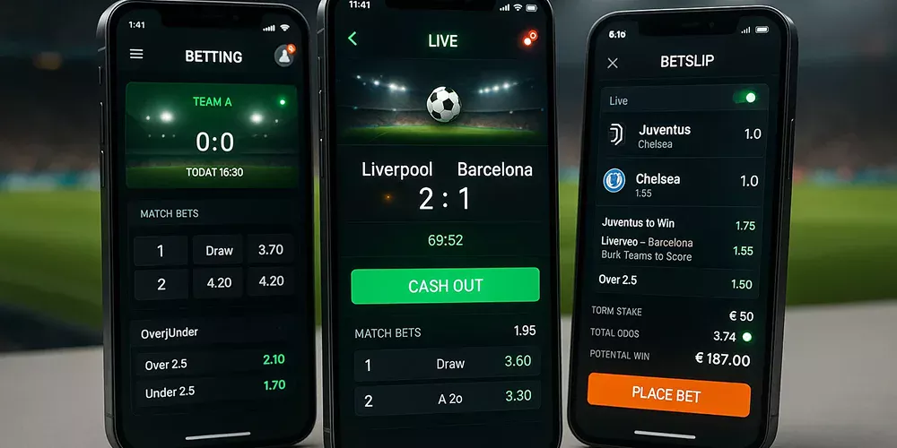 Applications mobiles Winamax, Betclic et Unibet sur smartphones