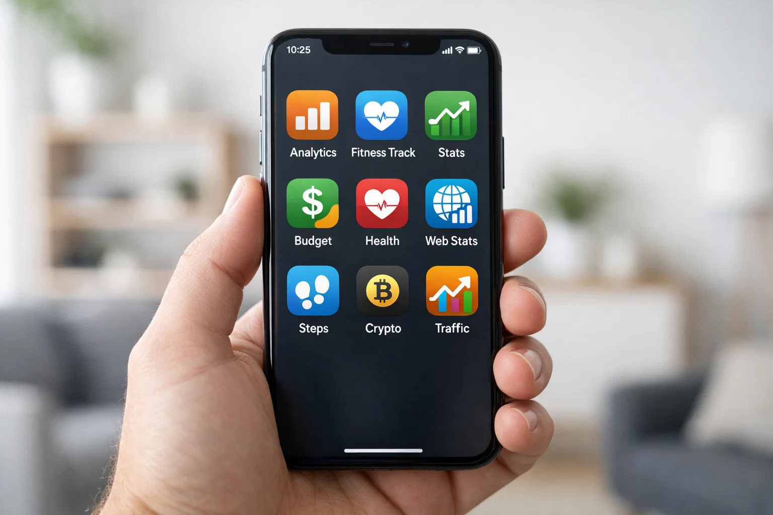 &Eacute;cran de smartphone affichant plusieurs applications de suivi de paris