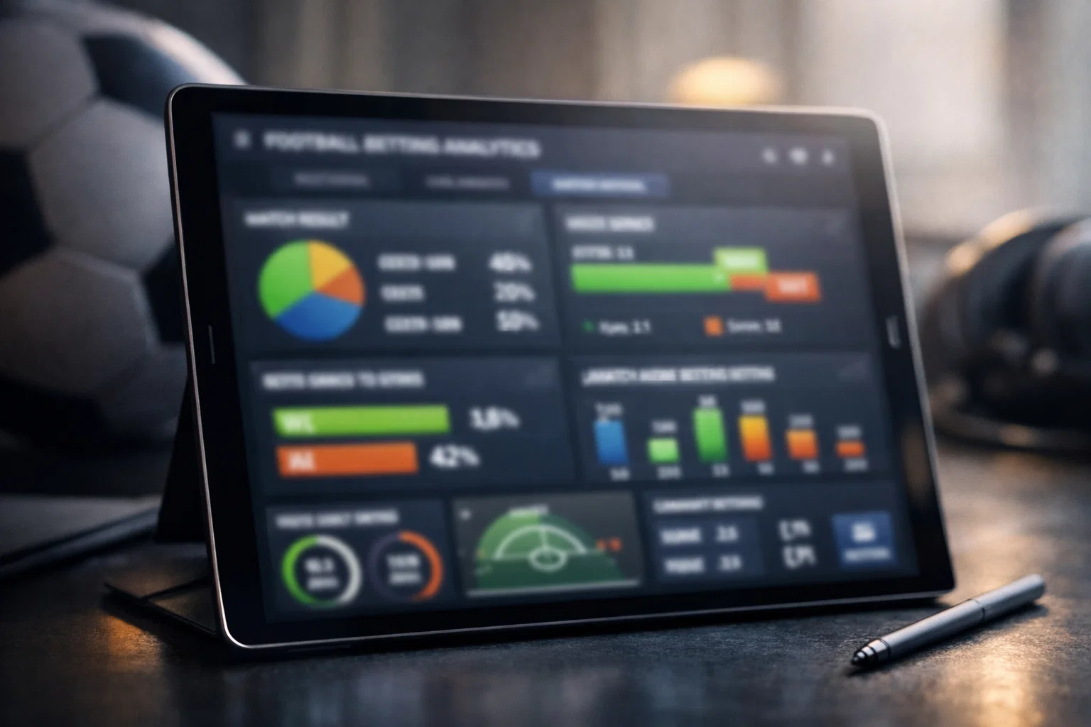 Tableau d'analyse avec diff&eacute;rents types de paris et statistiques