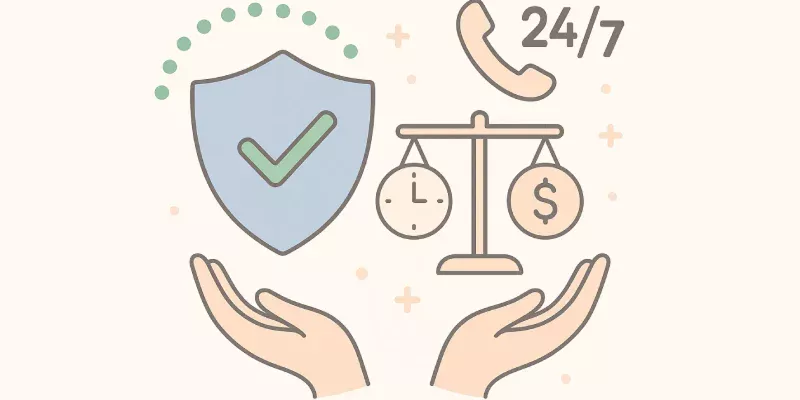 Safety and responsible gaming concept